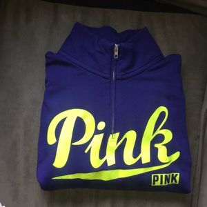 Half zip up sweatshirt